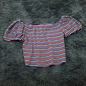 Striped Crop Top